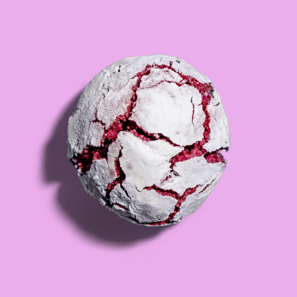 Raspberry amaretti cookies