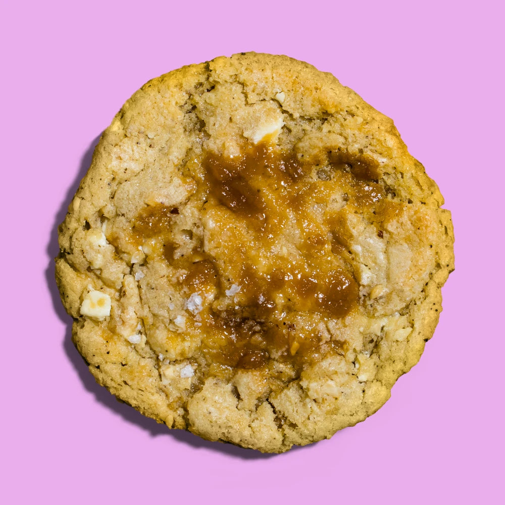 Sourdough hazelnut toffee cookie