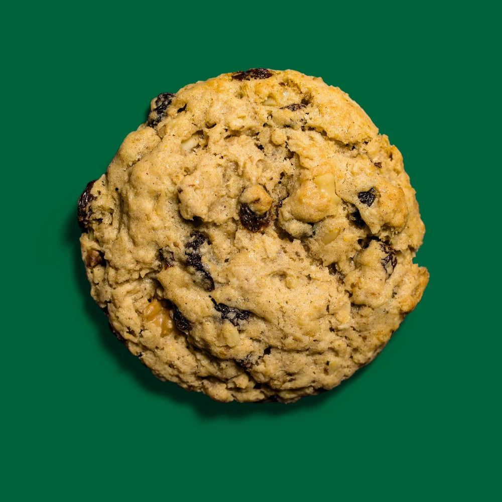 Sourdough oatmeal raisin cookie